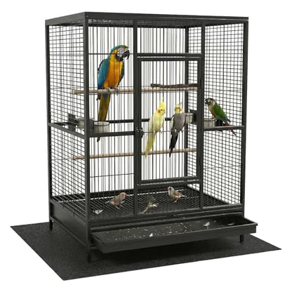 Under Pet Cage Mat for Bird Cages, Dog Kennels, Reptile Aquariums, Dog Kennels, Water-Resistant Pad for Hard Floors and Surfaces (XX-Large) - size: XX-Large