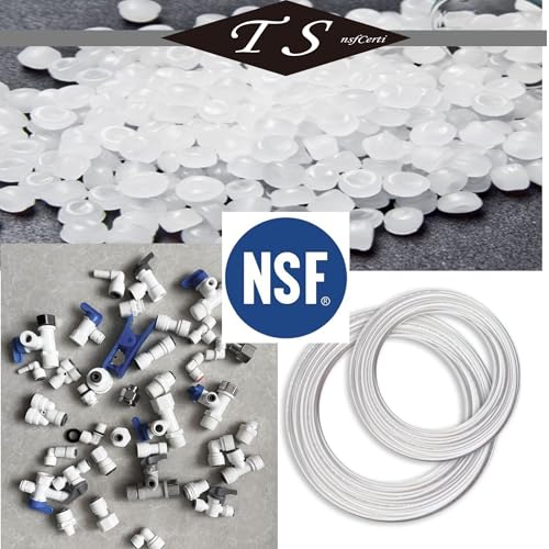 NSF 1/4" & 3/8" Water Line Tubing and Push Connect Fittings for Reverse Osmosis Water Filter RO fittings,25 pcs connetors+30 feet 1/4"(6.4mm) water tube +30 feet 3/8"(9.5mm) water tubing. - style: 1/4"&3/8"(30pcs+30+30feet)
