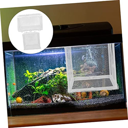ORFOFE 2pcs Fish Breeding Net Mesh Hatchery Fishing Net for Aquarium Fish Separation for Tanks Non- and Practical Design