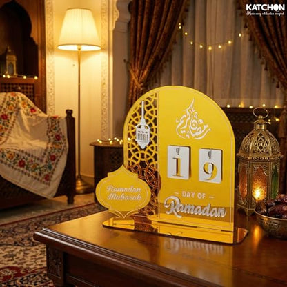 KatchOn Ramadan Decorations for Home, Islamic Table Decor