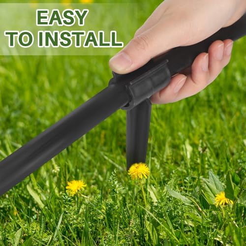 50 Pcs Irrigation Drip Support Stakes 1/2 Inch Tubing Hose Holder, Pipe Universal Drip Lines Tubing Hose for Gardening Patio Lawn Irrigation Growing