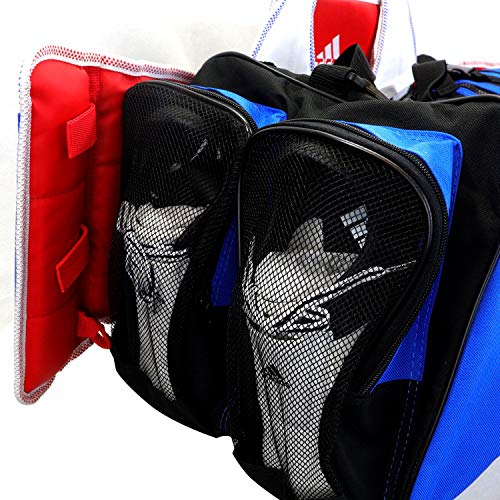 AAMA Martial Arts Taekwondo Sparring Gear Equipment Bag - color: Blue