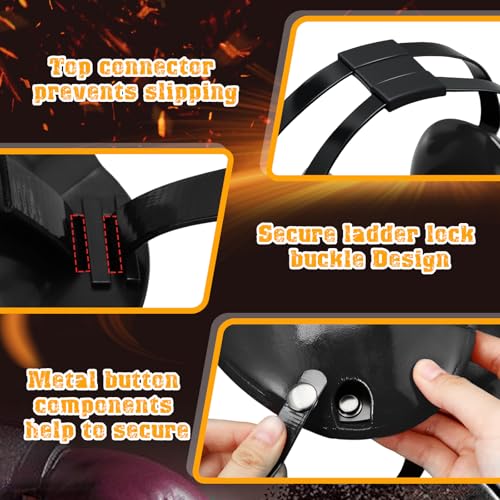 Halloscume Kids Wrestling Headgear with Adjustable Ear Guard Straps MMA Jiu Jitsu Grappling Protective Headgear for Youth Adults Men Women Comfortable Training & Tournament - color: Black/Black