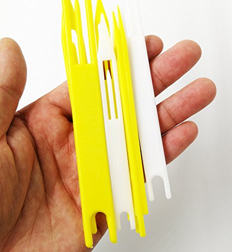 Fishing Net Repair Needle Kit: 9pcs Fish Cast Net Shuttles for Weaving and Sewing