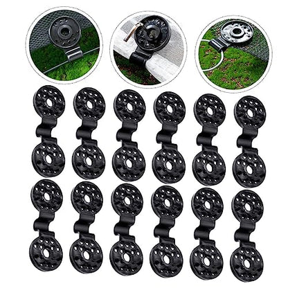 LIOOBO 50pcs Non- Sunshade Fabric Clamps Clips Fixing for Garden Greenhouse Outdoor Use Versatile Mesh Buckle Tools for Secure Shade