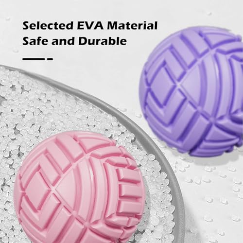 TETOP Fitness Muscle Massage Ball, 3.15in, Therapy Ball for Trigger Point Massage, Trigger Point Ball for Myofascial Release, Mobility Ball for Exercise & Recovery (Pink) - color: Pink