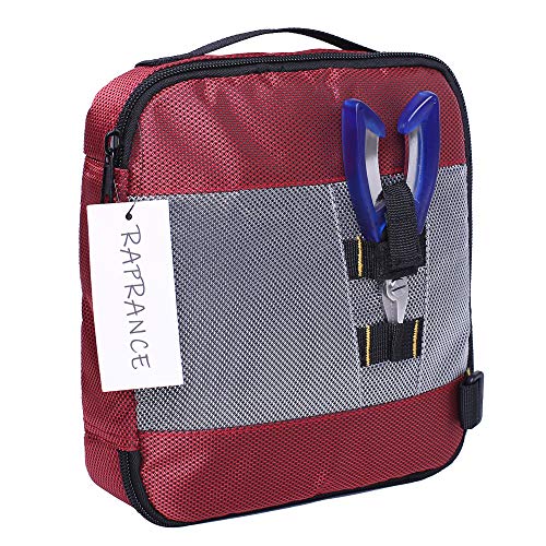 Raprance Fishing Lure Bag Baits Tackle Binder Organizer Storage Plastic Bag - color: Red
