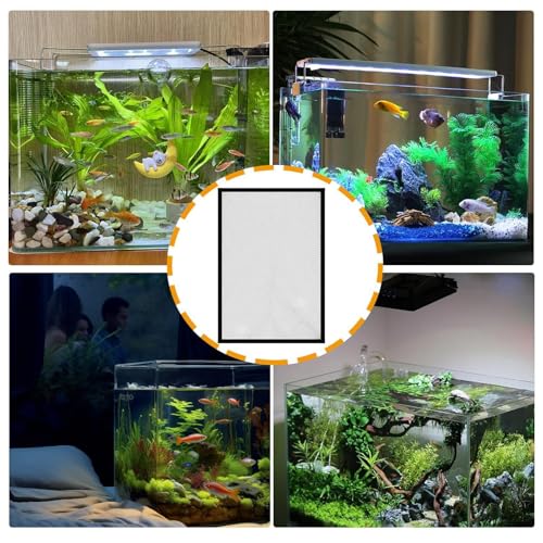 Aquarium Lid Magnetic Fish Tank Hood Screen | Aquarium Screen Netting for Home Office Lobby Travel Pet Store Temporary Setup Professional Breeders Hobbyists - color: 60*30cm