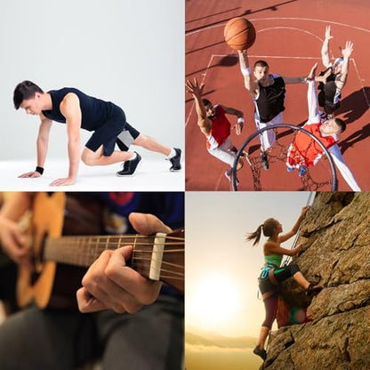 uxcell Hand Grip Strengtheners, 3.07" 40-50 Lbs Silicone Rings Fingers Forearms Exercises Grip Trainer for Rock Climbing Athletes Workout, Green - color: Green