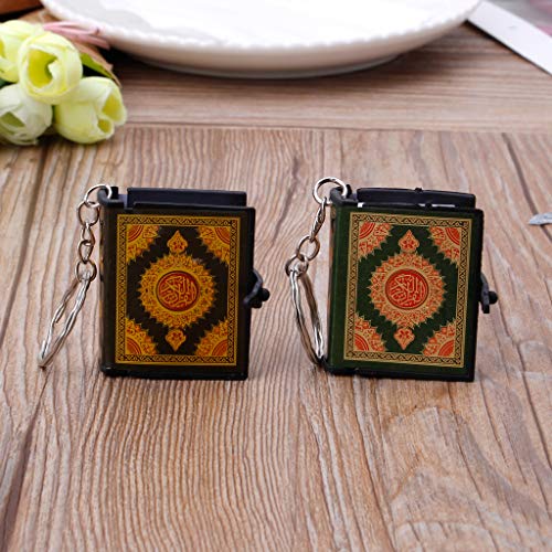 Mini Ark Quran Book Real Paper Can Read Arabic The Koran Keychain Muslim Jewelry