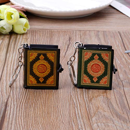 Mini Ark Quran Book Real Paper Can Read Arabic The Koran Keychain Muslim Jewelry