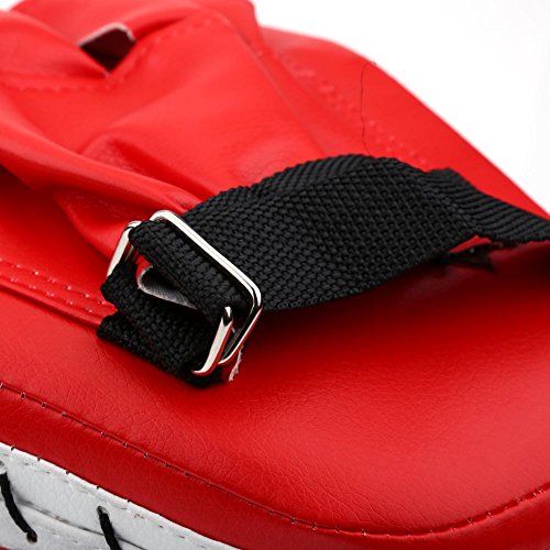 Boxing Curved Focus Punching Mitts, Boxing Mitts, Punching Focus Mitts with Soft PU Leather and Foam for Training Karate Muay Thai Kick Sparring Martial Arts