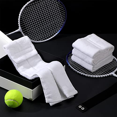 Moukeren 16 Pcs Football Towel Bulk Cotton Quarterback Pitching Football Field Towel with Hook and Loop Fastener for Youth Men, Sports, Football, Gym, Yoga, Golf