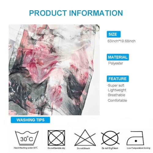 Xyueanlo Fashion Scarves for Women Lightweight Elegant Scarf Sunscreen Wraps Shawls - color: Nymphaea Grey