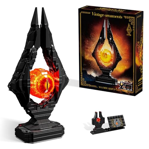 Lord Eye Tower Building Set with Rotatable Flaming Eye Build - color: Black