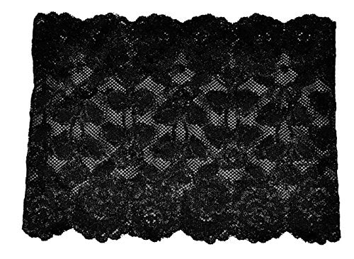 Zaffron Women's Lace Under Hijab Headband Black - color: Black