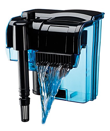 Penn-Plax Cascade 100 Power Filter – Hang-On Filter with Quad Filtration – Great for Freshwater and Saltwater Setups - size: Cascade 100