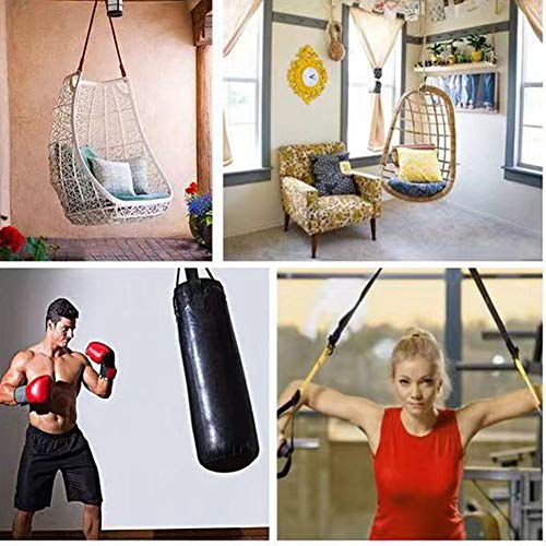 Heavy Bag Hanger, Heavy Bag Spring for Heavy Bag, Punching Bag Hanger Set with Carabiners and Spring for Punching Bags, Hammock up to 450lbs
