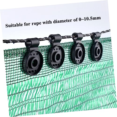 LIOOBO 50pcs Non- Sunshade Fabric Clamps Clips Fixing for Garden Greenhouse Outdoor Use Versatile Mesh Buckle Tools for Secure Shade