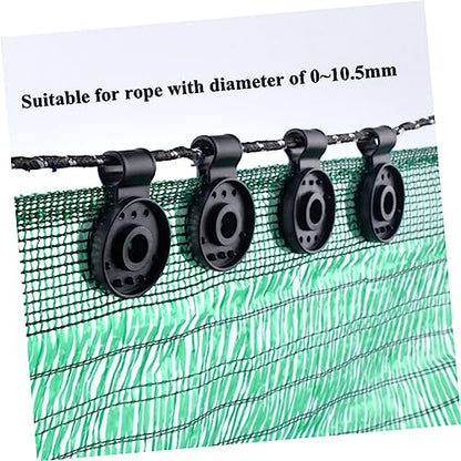 LIOOBO 50pcs Non- Sunshade Fabric Clamps Clips Fixing for Garden Greenhouse Outdoor Use Versatile Mesh Buckle Tools for Secure Shade