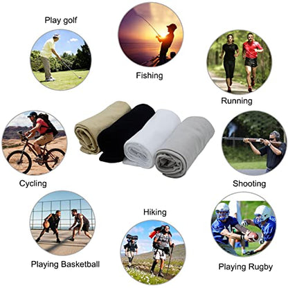 Alovexiong UV Sun Protection Arm Sleeves for Women 4pcs Compression Cooling Sleeve with Thumb Hole Tattoo Cover Up Sleeves Sun Sleeves for Cycling, Driving, Running, Riding, Fishing, Golfing