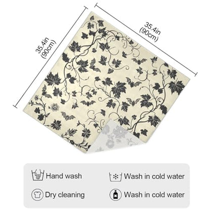 Head Scarf for Women,35" Large Square Hair Scarves Bandana Fashion Neck Scarf - color: Color 19
