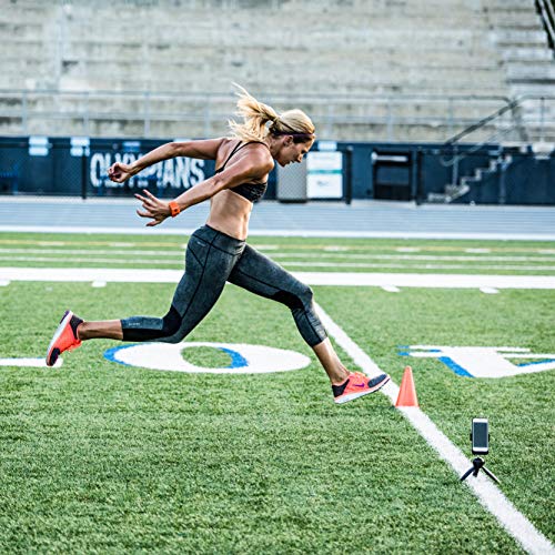 JAWKU Speed - The First Wearable to Measure Sprint Speed, Agility, Reaction Time/Test, Train and Track Performance - color: Black