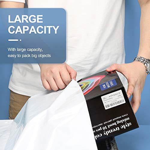 Metronic Large Poly Mailers 19x24 50 Pack, White Self Seal Shipping Bags | Strong Thick Tear-resistant Waterproof Mailing Bags, Shipping Envelopes, Packaging Bags for Clothing, Small Business. - color: White, size: 19x24 50PC