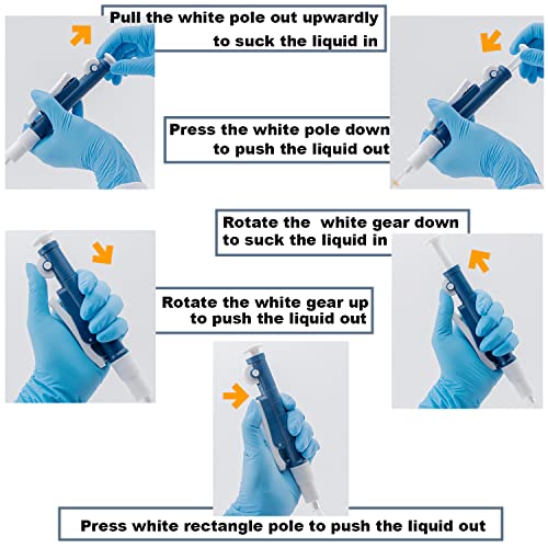 ONiLAB Pipette Pumps,Scientific Pipette Pump 2ml, Blue, for Disposable Plastic and Glass Pipettes… | Lightweight Design, Smooth Volume Adjustment, Plastic And Glass Pipette Compatibility, Controlled Liquid Dispensing - style: 2ml