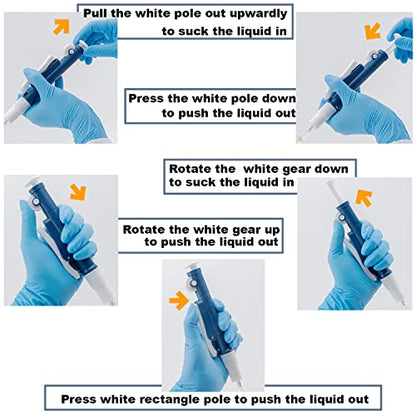 ONiLAB Pipette Pumps,Scientific Pipette Pump 2ml, Blue, for Disposable Plastic and Glass Pipettes… | Lightweight Design, Smooth Volume Adjustment, Plastic And Glass Pipette Compatibility, Controlled Liquid Dispensing - style: 2ml