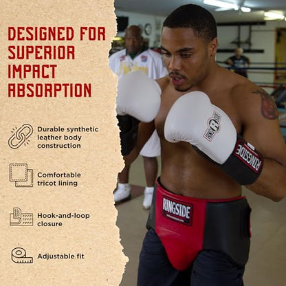 Ringside No Foul Boxing Groin Protector, Jockstrap Design, Groin Protector for Men, Ideal for Boxing, MMA, Muay Thai, Kickboxing, Workout, Training, and Competition - size: Small
