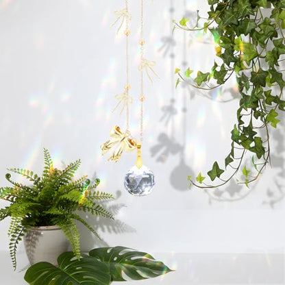 Bow Car Mirror Hanging Accessories - Gold Cute Coquettee Cars Charm - style: Bow