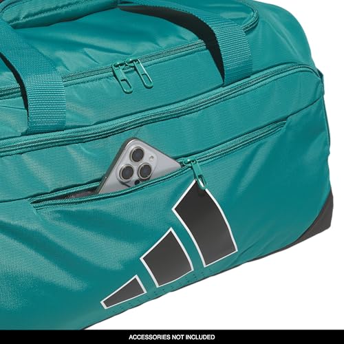 adidas Defender 5 Duffel Bag for Sports, Gym and Travel, EQT Green/Black, OSFA - color: EQT Green/Black, style: Medium (59l)