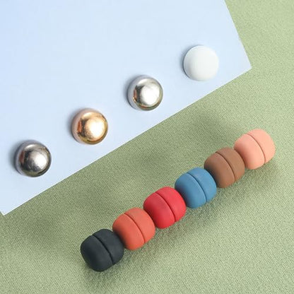 6 Pairs Hijab Fasteners Scarf Clip Buttons Magnet Brooch Collar Cufflink Hijab Scarf