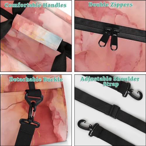 Personalized Martial Art Bag Duffel Bag for Girls, Custom Taekwondo Karate Bag Overnight Bags for Travel Weekender Practice Girl - color: Option 13