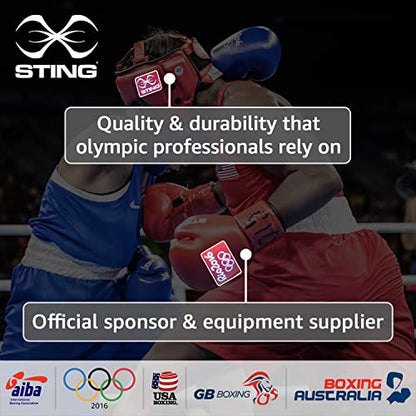 Elastic Quick Wraps by STING | Semi-Elastic Compression Fabric, Padded Knuckle Section, Expandable Finger Panels - color: Black, size: Large