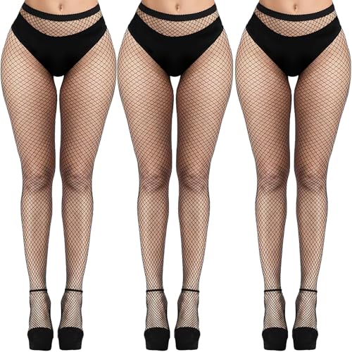 Buauty Black Fishnet Stockings for Women, Fishnet Tights Plus Size One Size Fit All - color: Black5, size: One Size