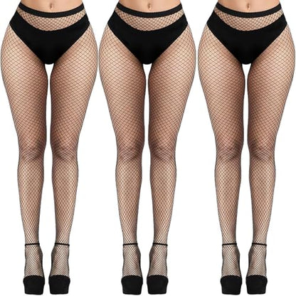 Buauty Black Fishnet Stockings for Women, Fishnet Tights Plus Size One Size Fit All - color: Black5, size: One Size