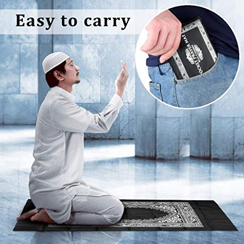 Portable Prayer Mat Rug with Vintage Pattern E