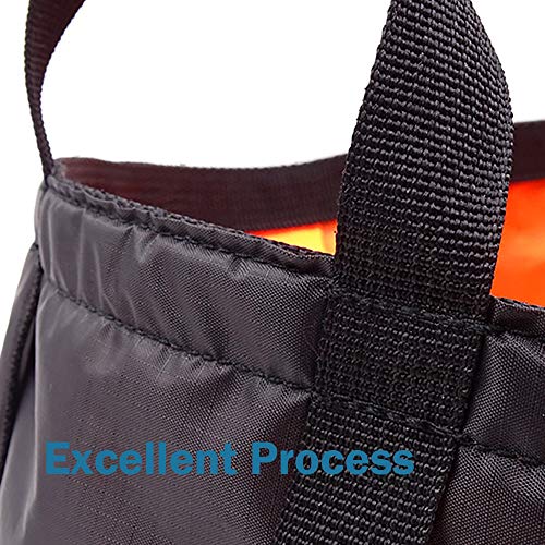 10L Collapsible Bucket Compact Portable Folding Water Container Wash Basin Lightweight & Durable for Outdoor Traveling Hiking Fishing Gardening Camping