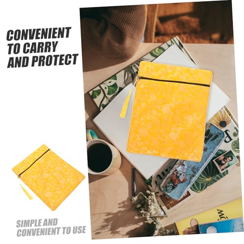 FRCOLOR Book Carrying Bag Bag Quran Cover Bible Protective Silk Fabric Storage for Clothes Wallet Wedding Purse