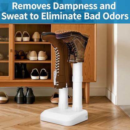 LAVIEAIR Boot Dryer Shoe Dryer for Work Boots Sneakers and Gloves, No Heat Ultra Low Temperature Drying, Fanless Noiseless Boot Warmer Deodorizer
