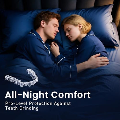 Anti Grinding Guard for Clenching Teeth at Night, Mouth Guard for Grinding Teeth at Night, Teeth Grinding Mouthguards for Sleeping, Comfortable Grinding Guard for Adults