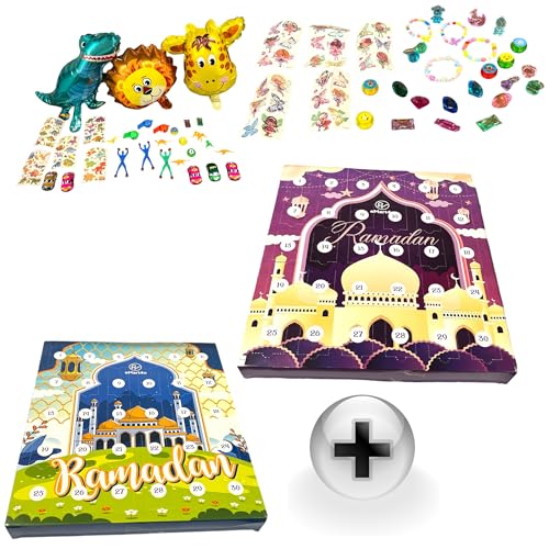 Ramadan Gift, Ramadan Countdown Calendar Ramadan Advent Calendar, Ramadan Gifting for Girls, Ramadan Calendar, Surprise Calendar Box for Kids, Ramadan Gift for Girls, Ramadan Gifts for Boys (Boy+Girl) - color: Boy+Girl