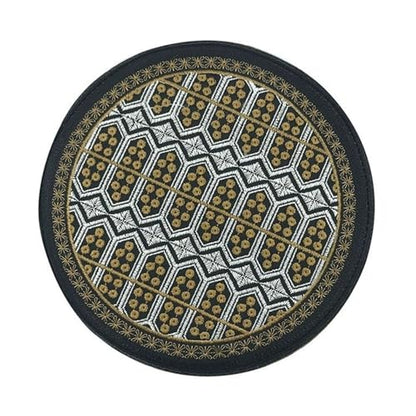 RUIXIA Men Boys Muslim Prayer Kufi Hat Skull Cap Embroidery Islam Kufi Headware takke Praying Beanie Hat Kofia Topi Hat - color: Grey/Orange/White-adults