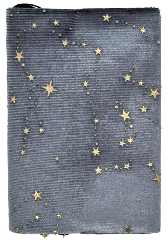 BLBMH Velvet A6 Book Cover 4x6 | Handmade Non-Stretch Fabric Sleeve with Bookmark | Washable Soft Protector for Paperback Bible Journal | Gift for Women - Velvet Grey - color: Velvet Grey, size: 6in