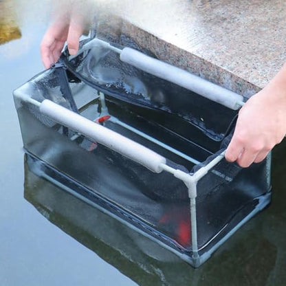 Aquarium Separation Net Breeding Box Nylon Mesh Multipurpose Pp Frame with Zipper for Fish Spawn Hatchery Easily Install, 62x32x32cm - size: 62x32x32cm