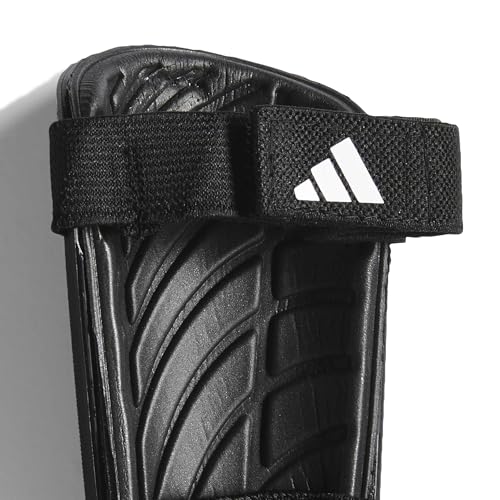 adidas Kids' Tiro Match Soccer Shin Guards - color: Black/Gold Metallic/White, size: Large