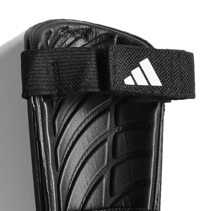 adidas Kids' Tiro Match Soccer Shin Guards - color: Black/Gold Metallic/White, size: Medium