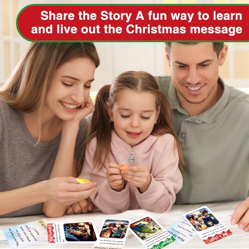 Religious Christian Advent Calendar 2025 for Kids – 24 Mindful Bible Verse Kindness Advent Scripture Activity Cards with Fun Act, Sunday School Christmas Countdown, Jesus Advent Activity for Family